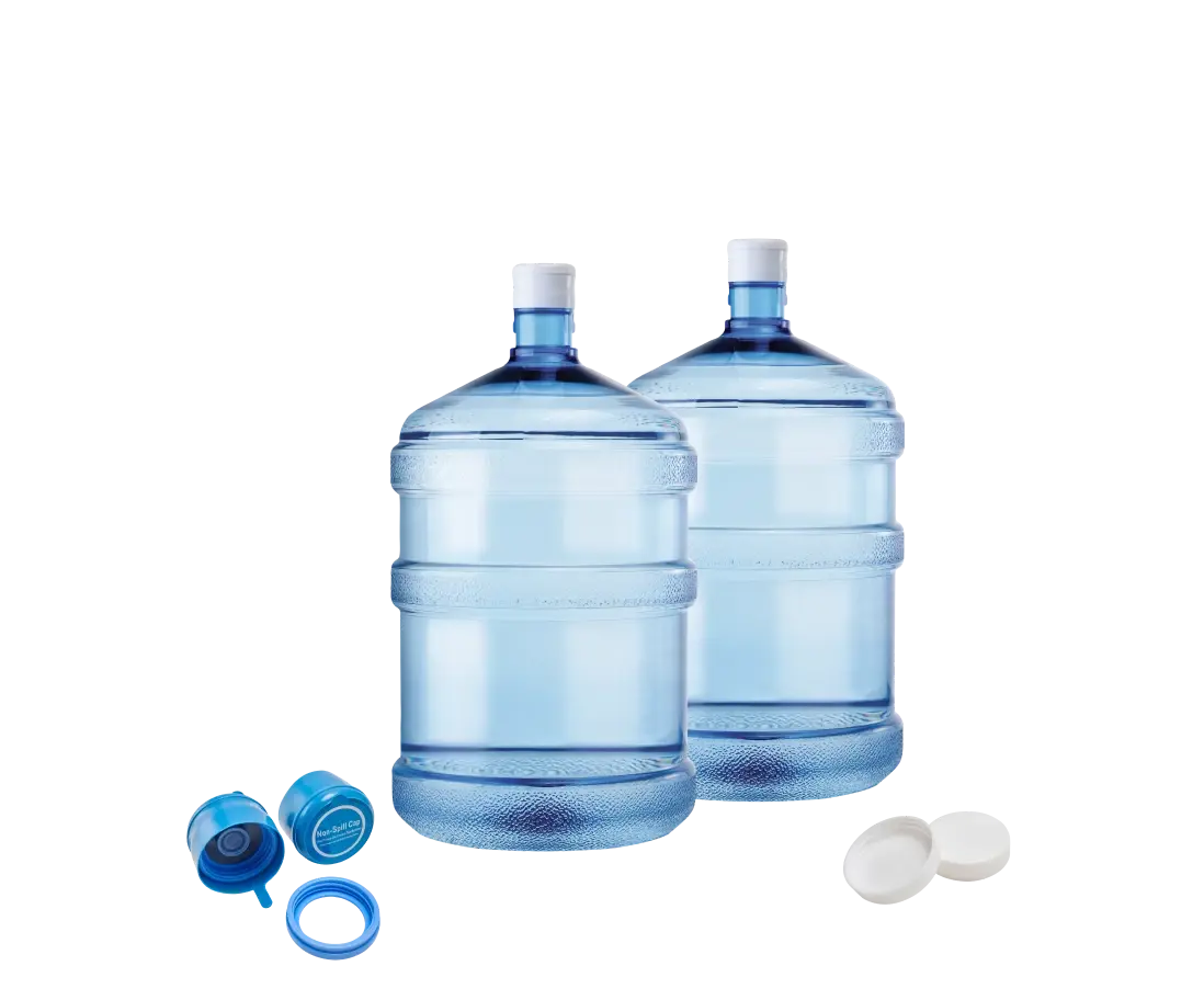 Primo Water Accessories including Reusable Water Jugs, Snap On Reusable Caps and non-spill caps