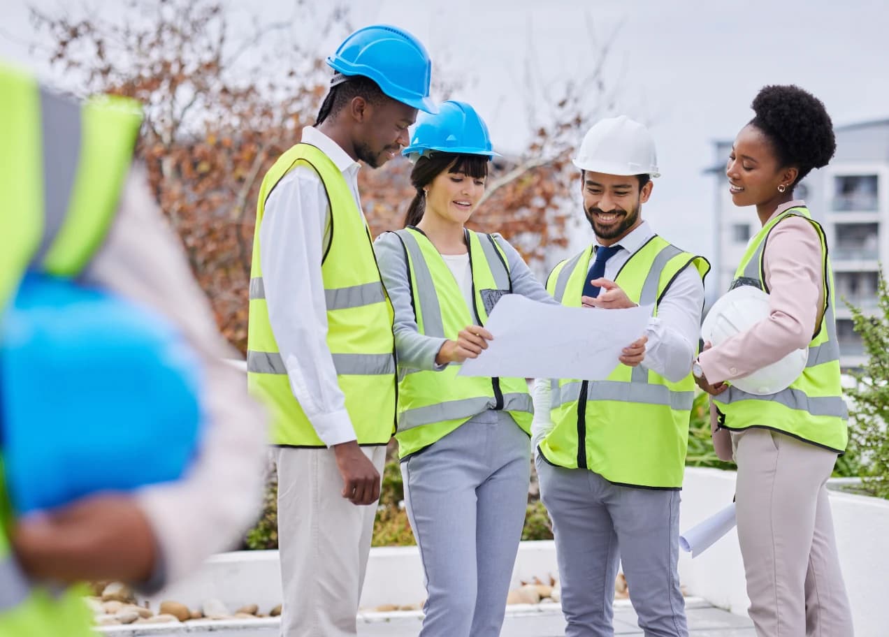 A group of people working in manufaturing.