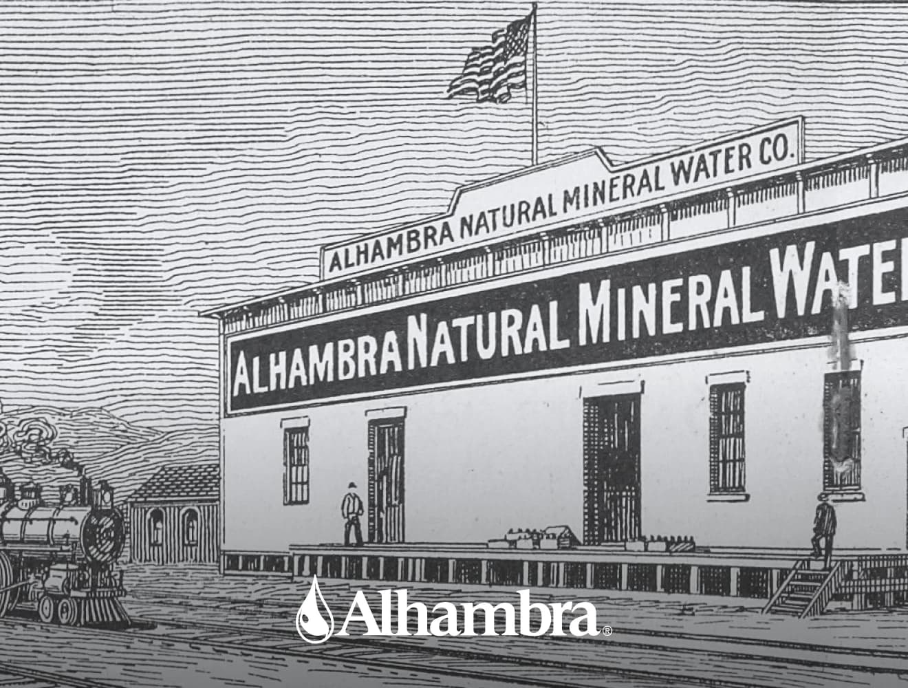 Alhambra Water original 1902 service building sketch