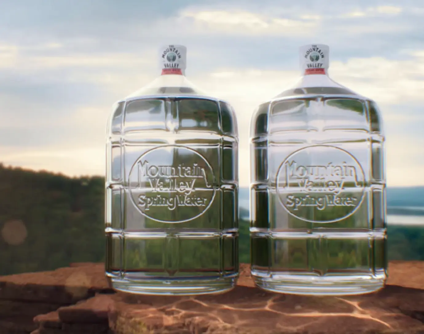 Two Mountian Valley Spring Water Jugs