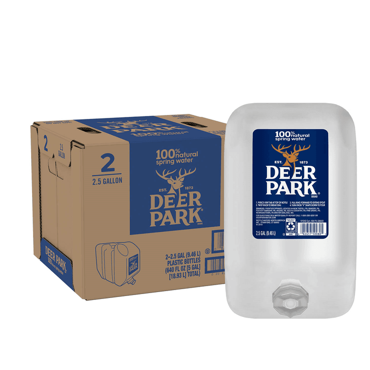 Deer Park® Spring Water 2.5 Gallon - Bottle - Case of 2