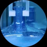 Primo water bottles at a bottling plant