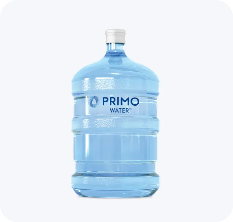 A Primo 5 Gallon Water Bottle