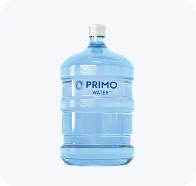 A Primo 5 Gallon Water Bottle