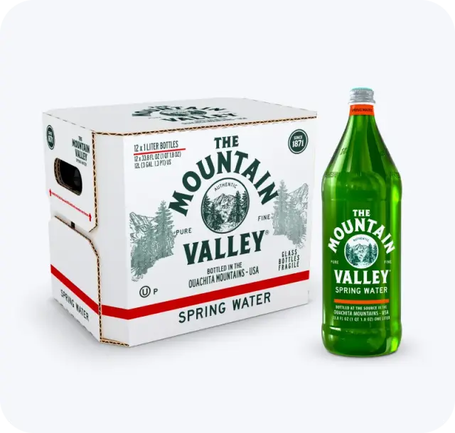 A Mountain Valley Spring Water Case Pack