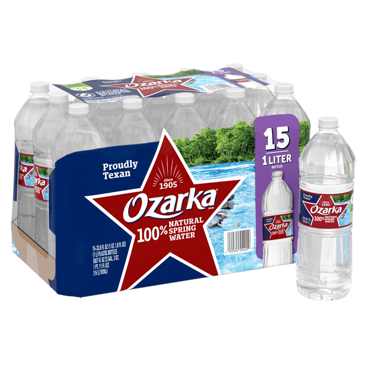 Ozarka® Spring Water 1-Liter 15 Pack