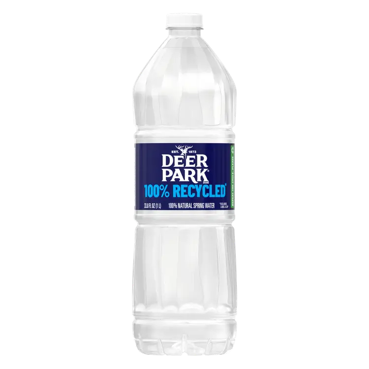 Deer Park® Spring Water 1 Liter (33.8 fl oz) - Bottle - Case of 18