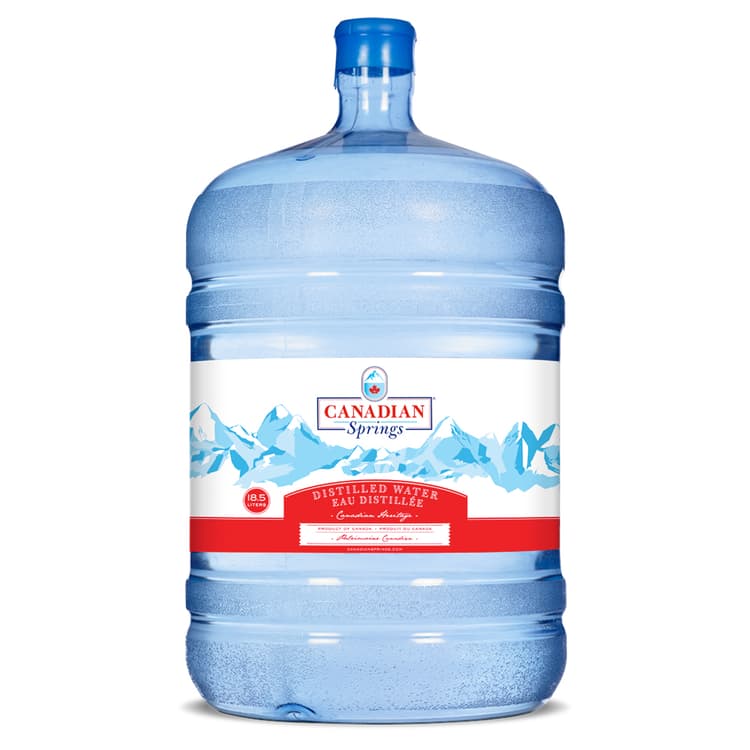 Canadian Springs Distilled Bottled Water 18.9L